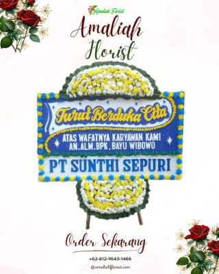 Papan Bunga Duka di Tirtoadi